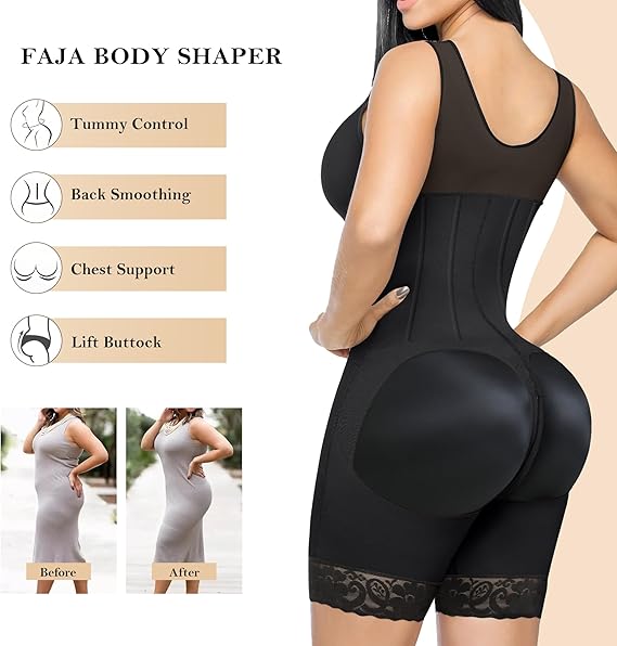 Superbust Fajas Colombianas Shapewear pour femmes Tummy Control Body Shaper Girdles Post Surg