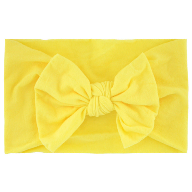 Bandes de tête Super Stretchy Soft Knot avec arcs de cheveux Tête Wrap Accessoires de cheveux pour nouveau-né B