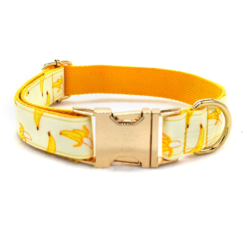 Corde de traction pour chien de banane jaune