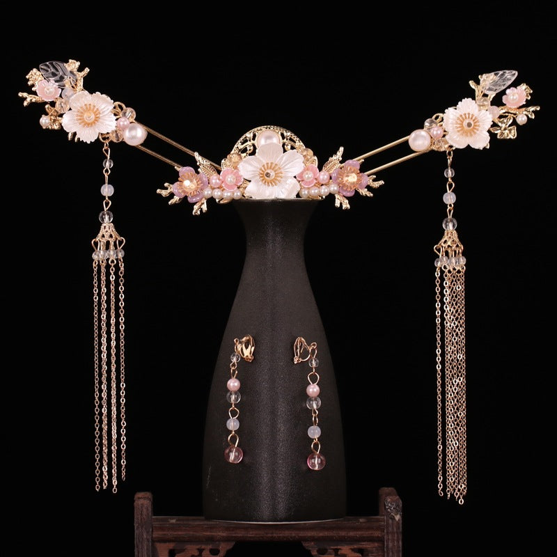 Tassel Ensemble complet de cheveux antiques Fermoir Style chinois Classique Simplicité Accessoires de cheveux