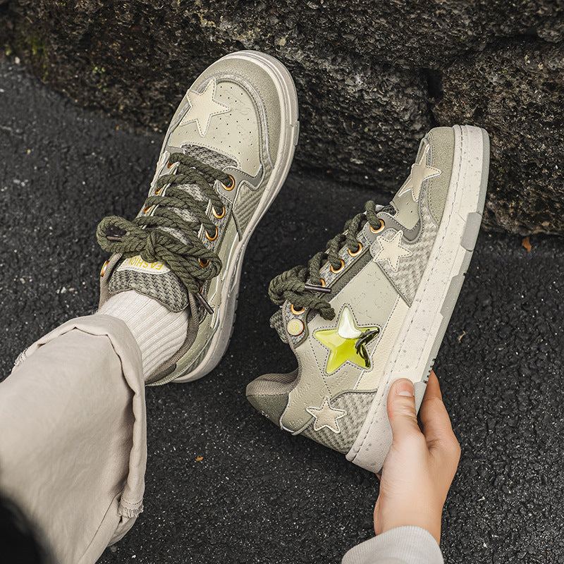Star Pattern Sneakers Sport de design d'intérêt spécial pour les hommes Et les loisirs