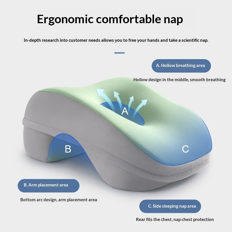 Oreiller de bureau Nap Été Prone Oreiller de couchage pour le bureau
