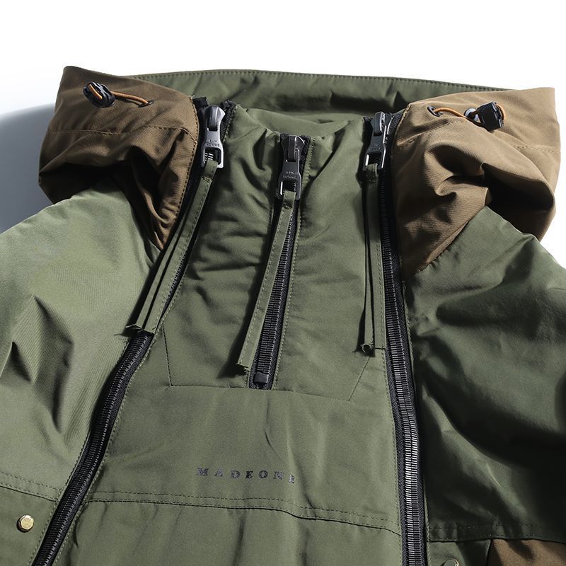 Double Zipper Design Trendy Casual Down Niche veste chaude