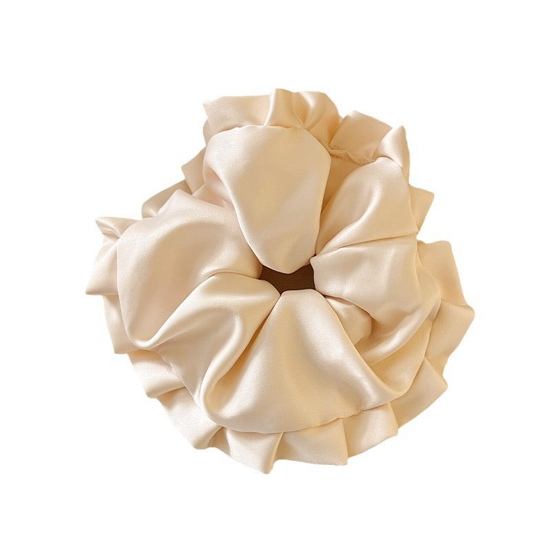 Style Ballet Coréen Plété Oreiller surdimensionné Bague de cheveux