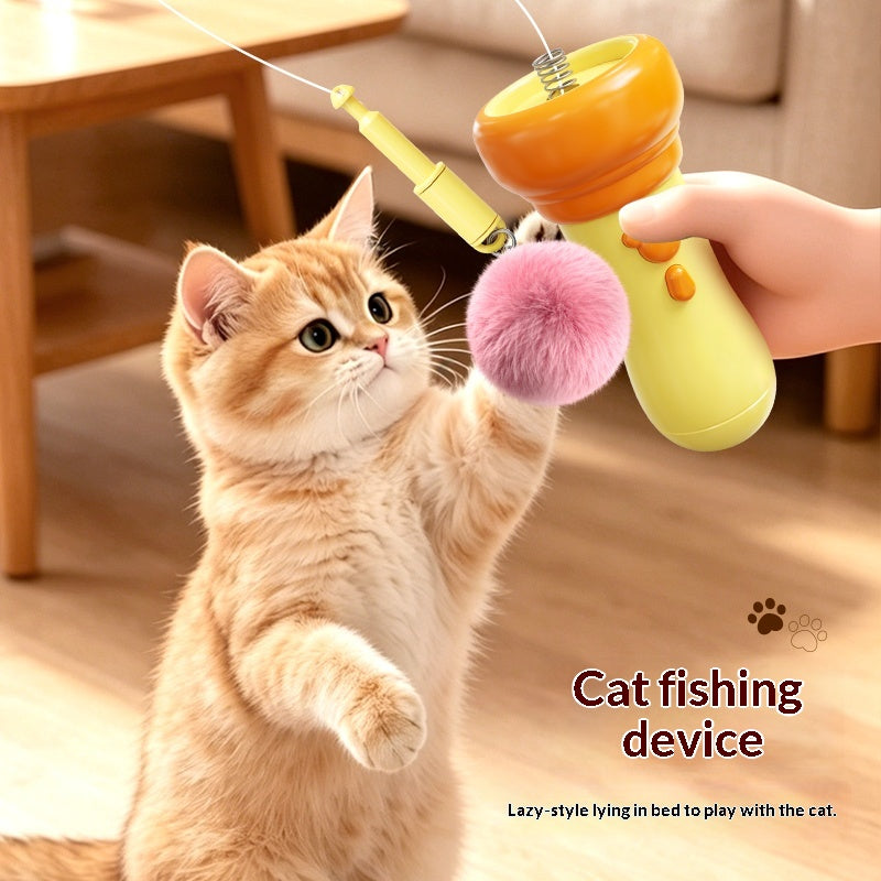Jouet de chat Teaser Jouet électrique de pêche de chat
