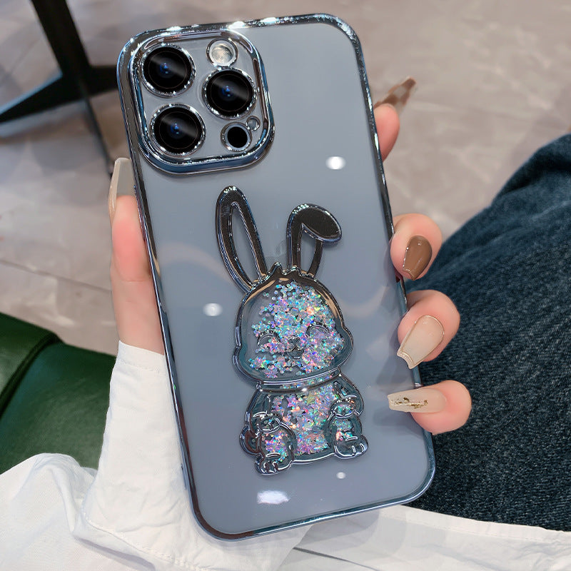 Lentille électroplastique en plastique Protecteur de téléphone Année Quicksand Rabbit Drop-