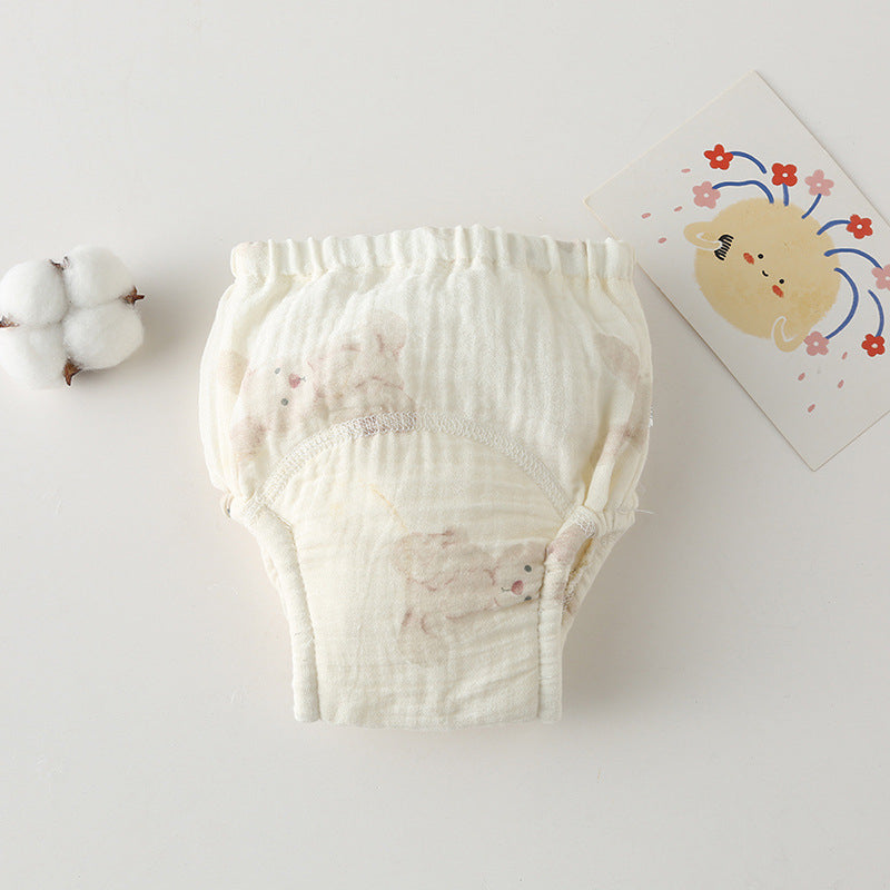 Corean Gauze Cotton Baby's Ring Urine Waterproof pour prévenir les fuites de piège d'entraînement d'urine
