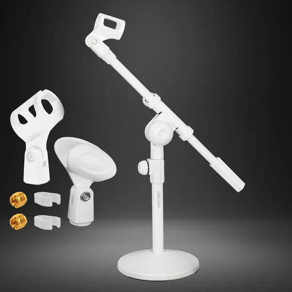 Support de microphone de bureau 5 Core Mic Base ronde Universal Desk Support de table