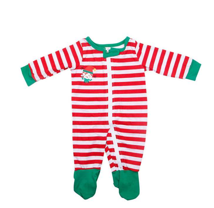 Costume parent-enfant de Noël STOP Elfing AROUND service à domicile imprimé