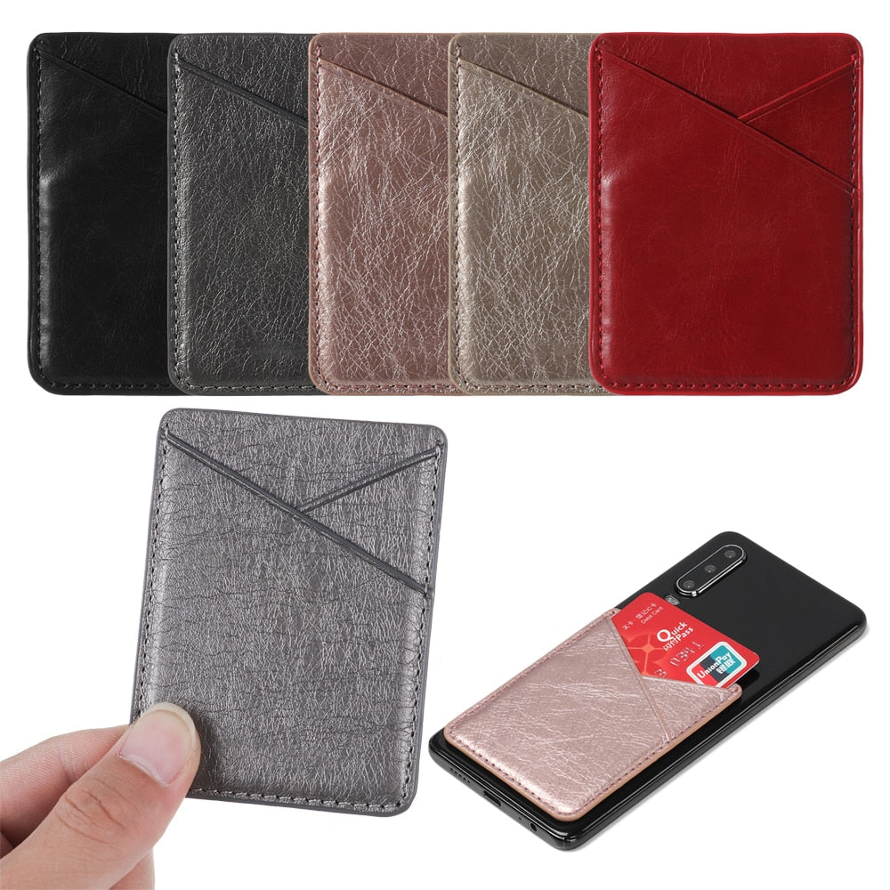 Autocollant de téléphone portable en cuir PU