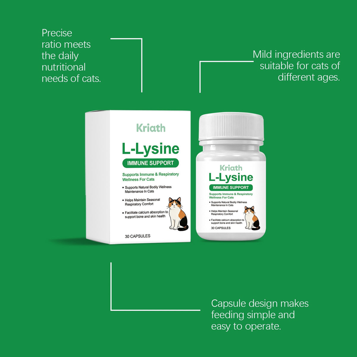 Capsules de Kriath pour chats