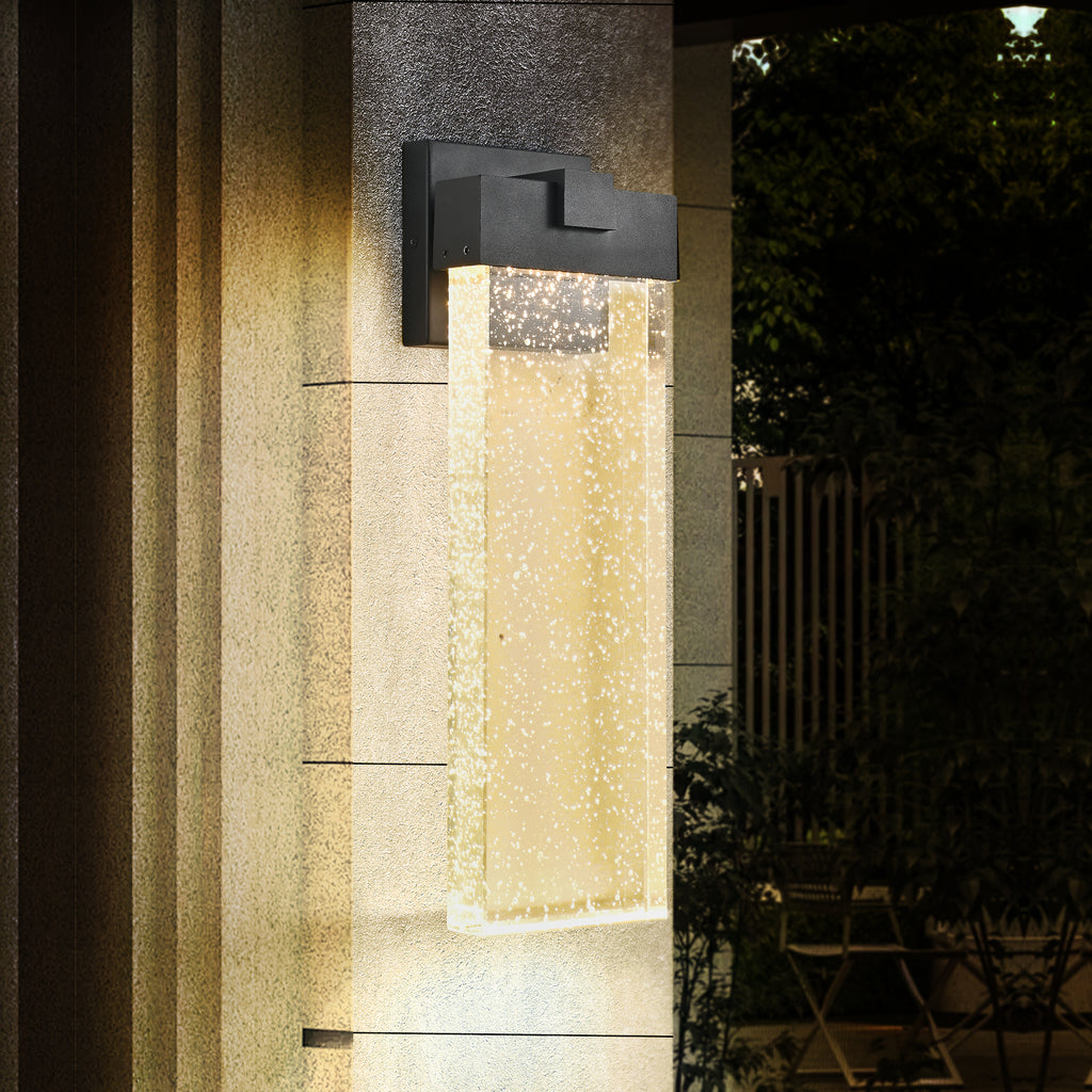 18"(H) 1-pack 12W Modern Outdoor Wall Light luminaire