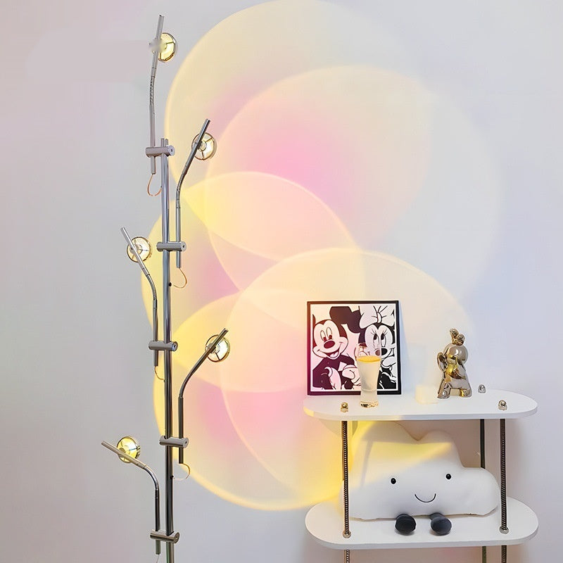 Lumière de projection de fond légère minimaliste de luxe