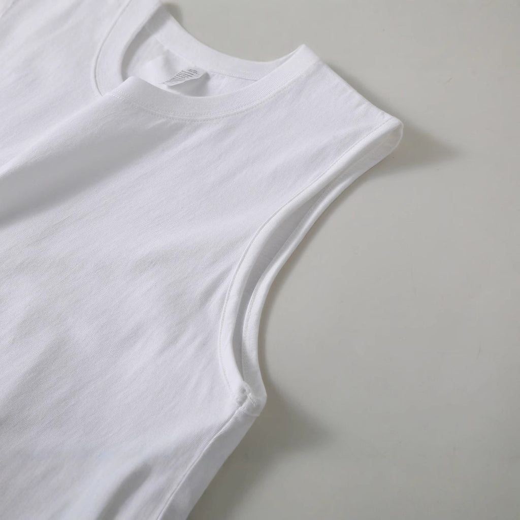 Veste sans manches homme avec un T-shirt graphique imprimé