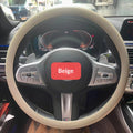 Couverture de volant de voiture en cuir souple silicone antidérapante tout-saison
