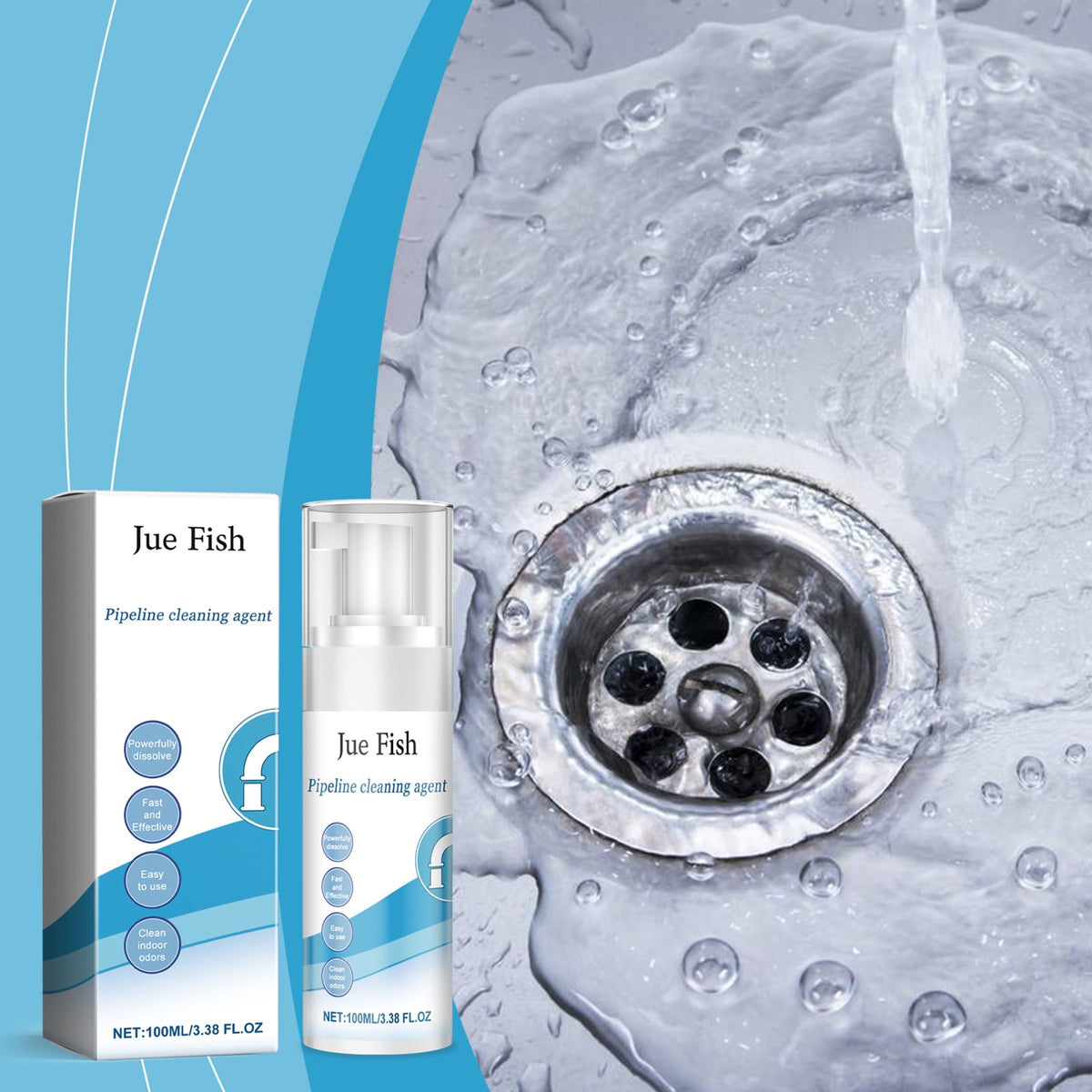 JUE FISH Nettoyeur de drainage