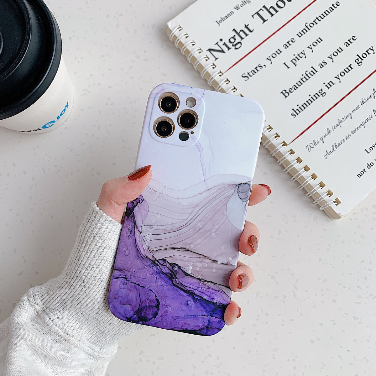 Couverture de protection contre les chutes pour téléphone mobile imprimé créatif