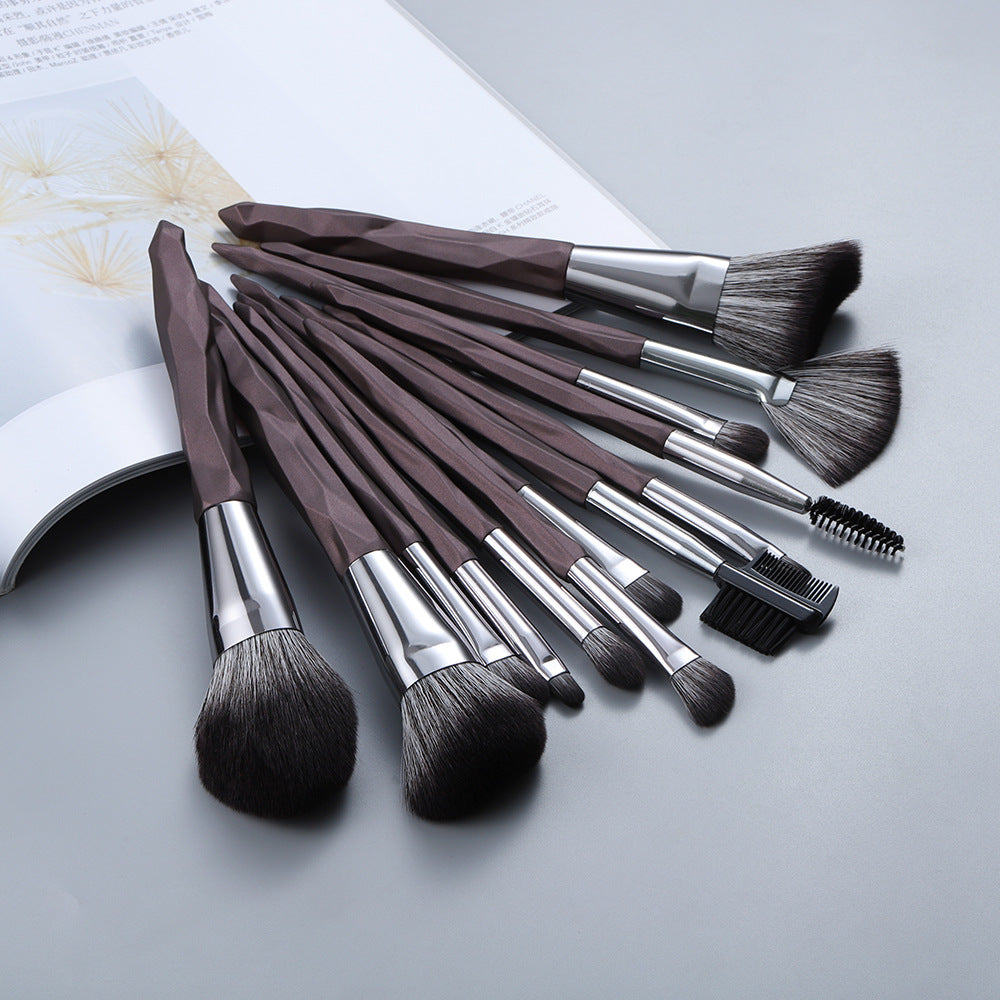 Ensemble complet de brosse de maquillage Blush de la laine d'ombre de la Fondation