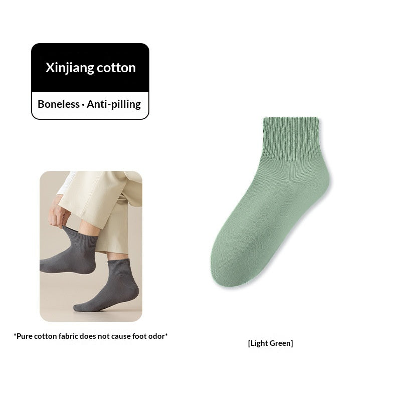 Chaussettes Athletic Mid-Crew Antibactériennes et Odor-résistantes