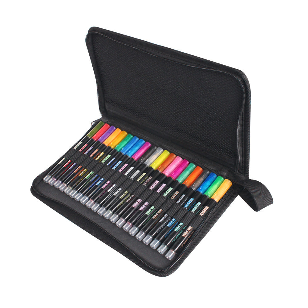 Stylo double ligne couleur stylo compte main