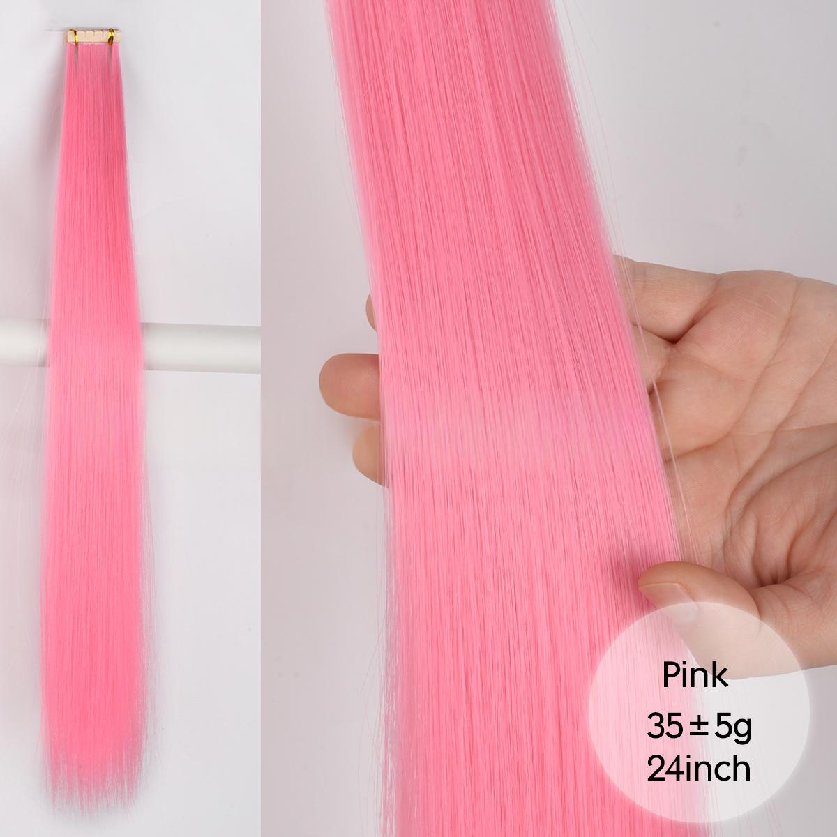 Colorful Synthetic Wig Pieces for Women