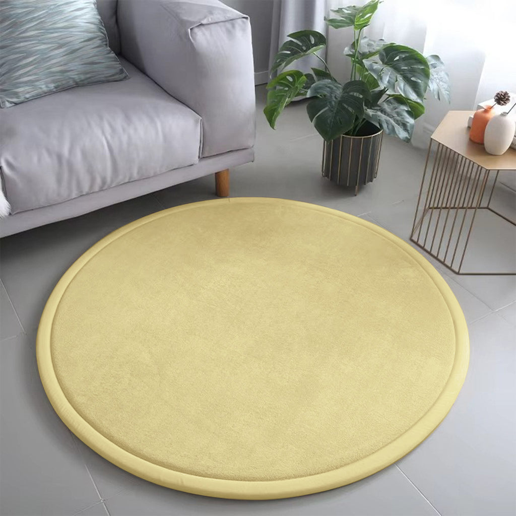 Tapis rond éponge épaissé