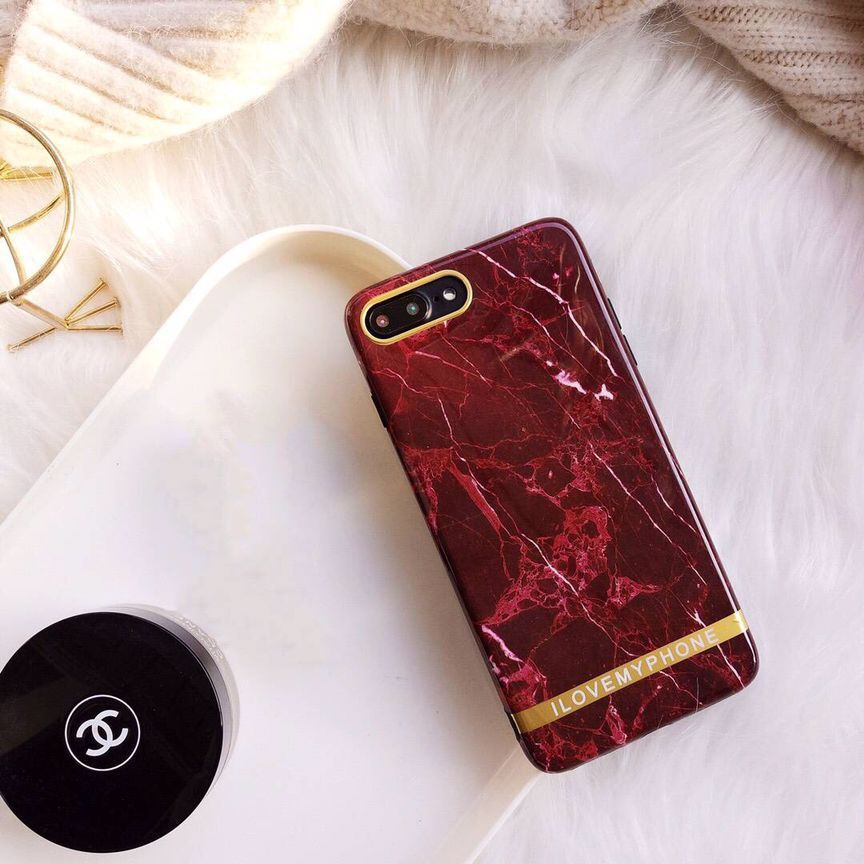 Étui de téléphone en marbre