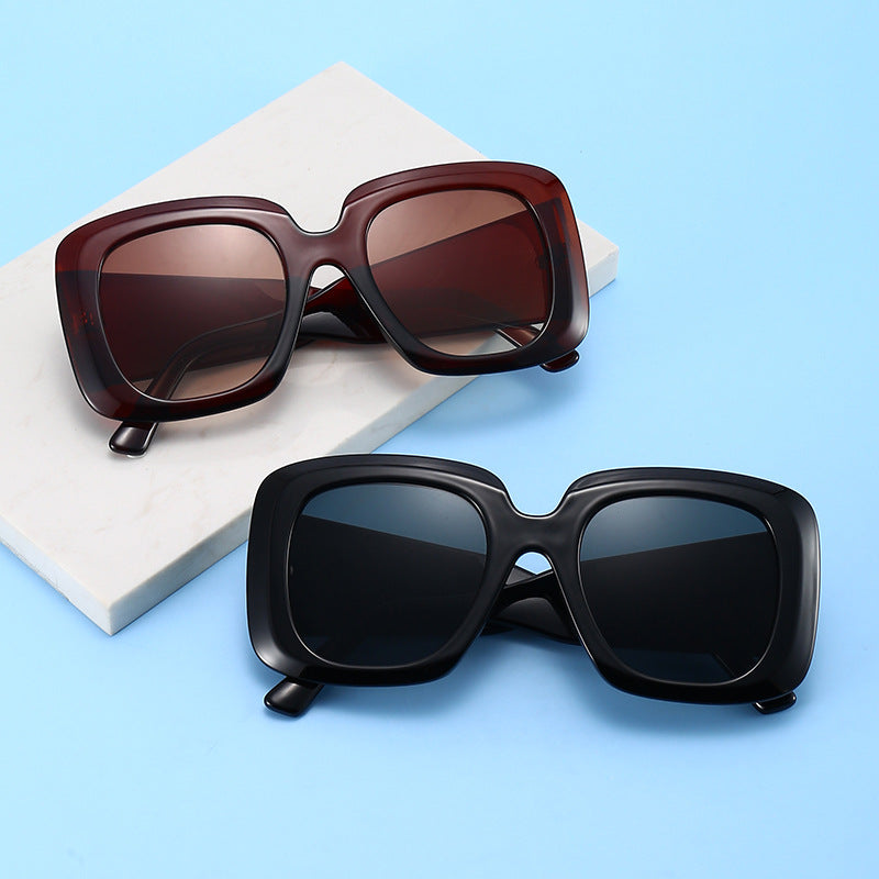 Lunettes de soleil européennes et américaines tendance surdimensionnées