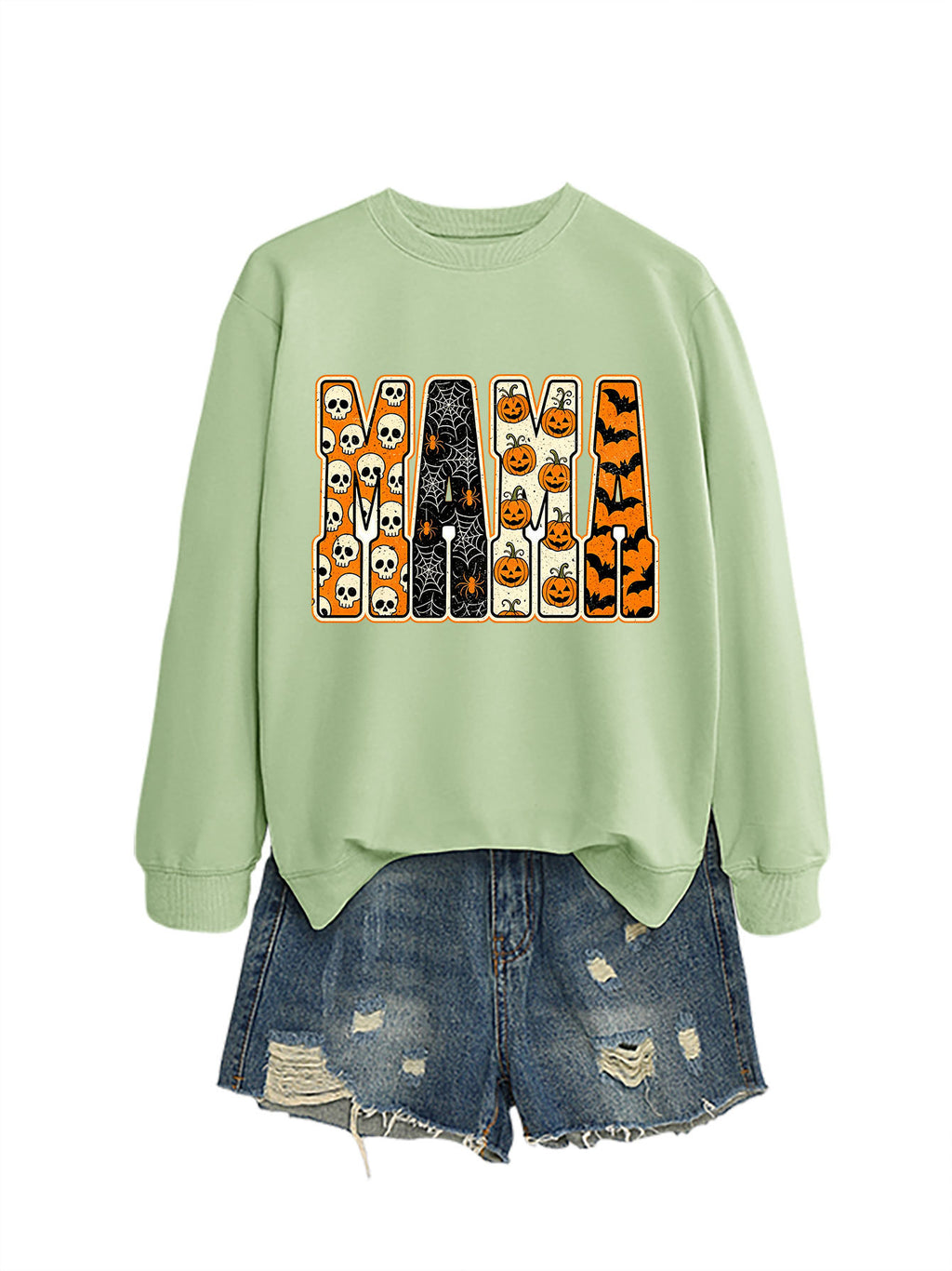 Hoodie d'Halloween pour femmes avec araignée de crâne et Jack-o-lantern Designs
