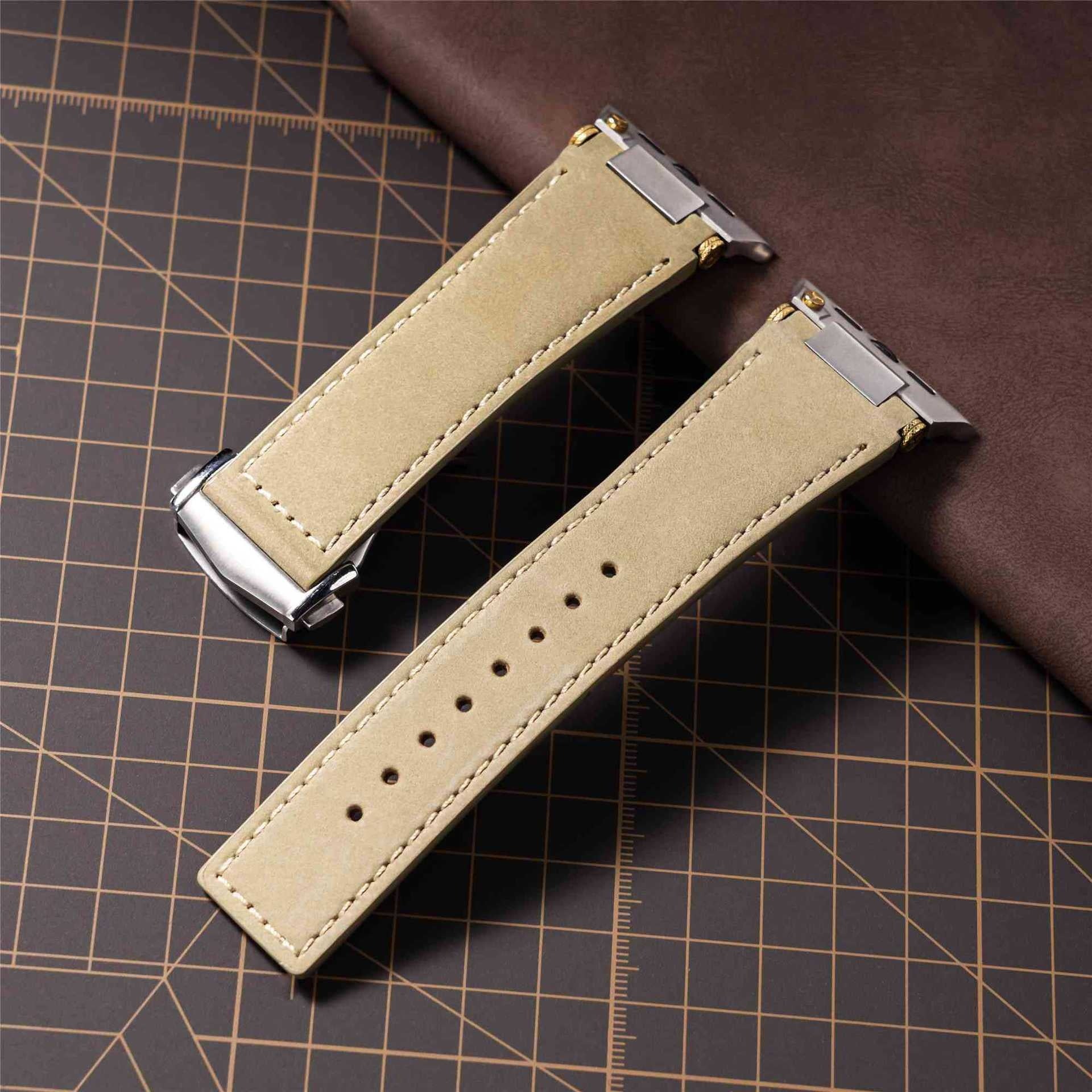 Bracelet de montre de connecteur métallique modifié pliant