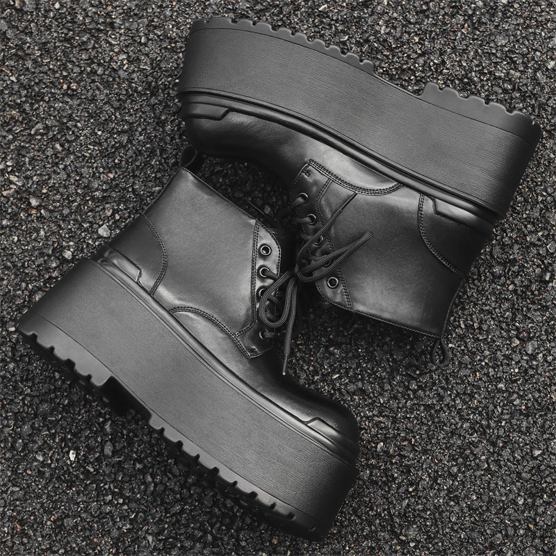 Chaussures vintage chunky style britannique pour hommes