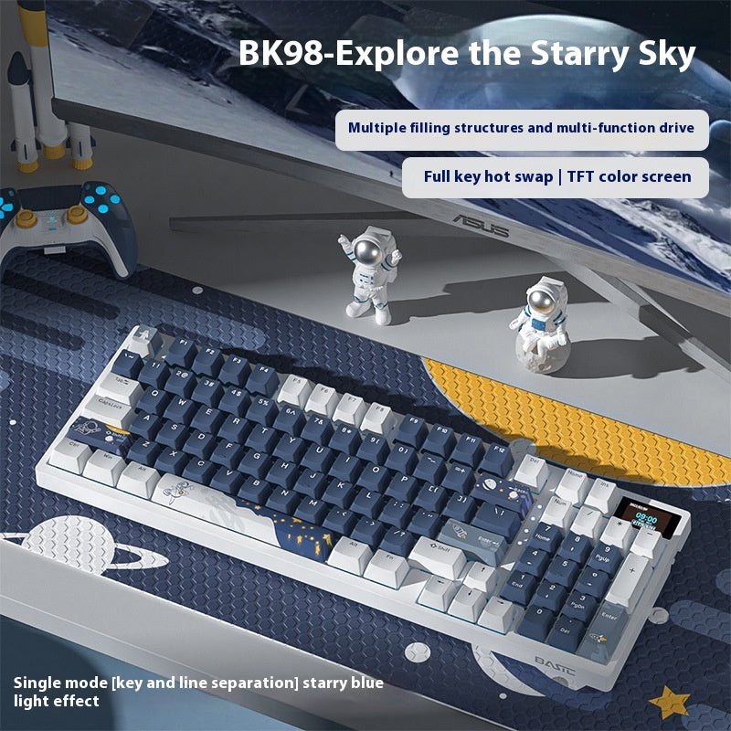 Three-mode Bluetooth Wireless Mechanical Keyboard