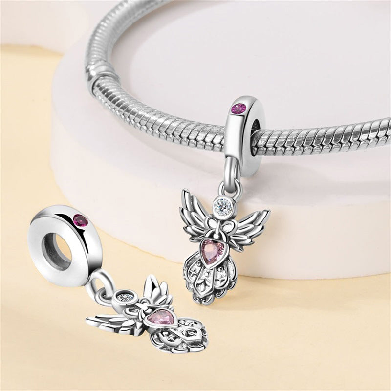 Bracelet de perles classiques en argent plaqué cuivre