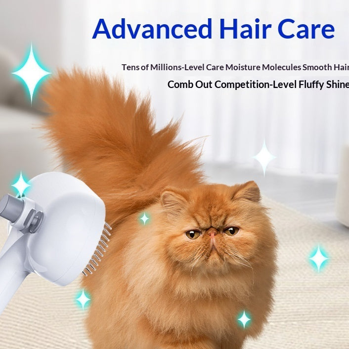 Brosse de pulvérisation pour enlever les cheveux des animaux de compagnie à un clic