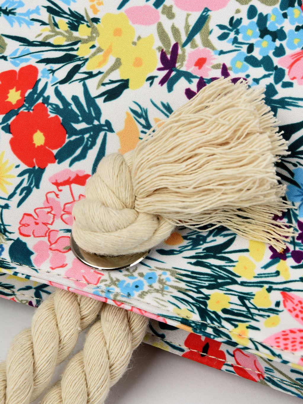 Uniquement prise en charge auto--Art Flower Pattern Sacs de plage pour les femmes