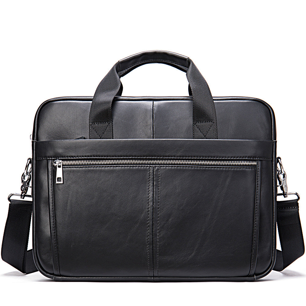Personnalité mode Sac à main Cowhide de première couche pour hommes