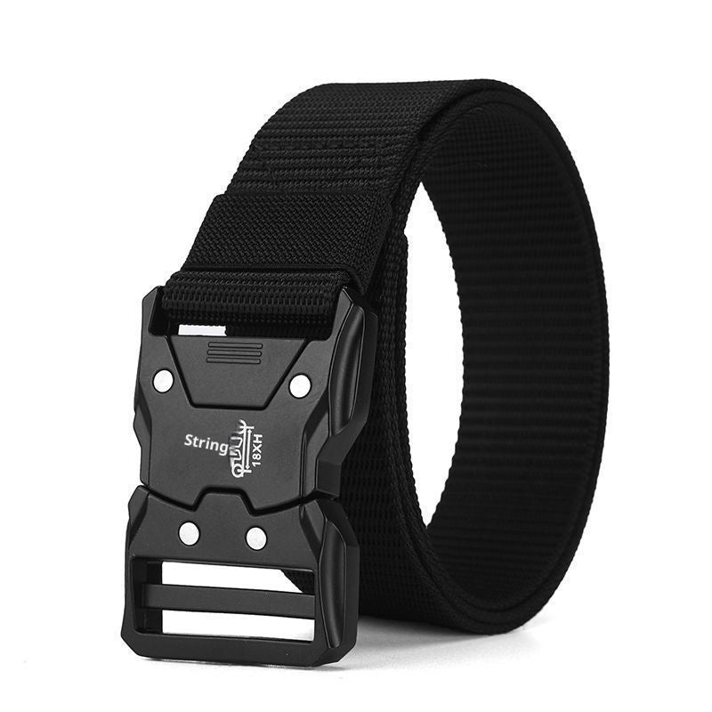 Ceinture de toile en nylon boucle tactique homme