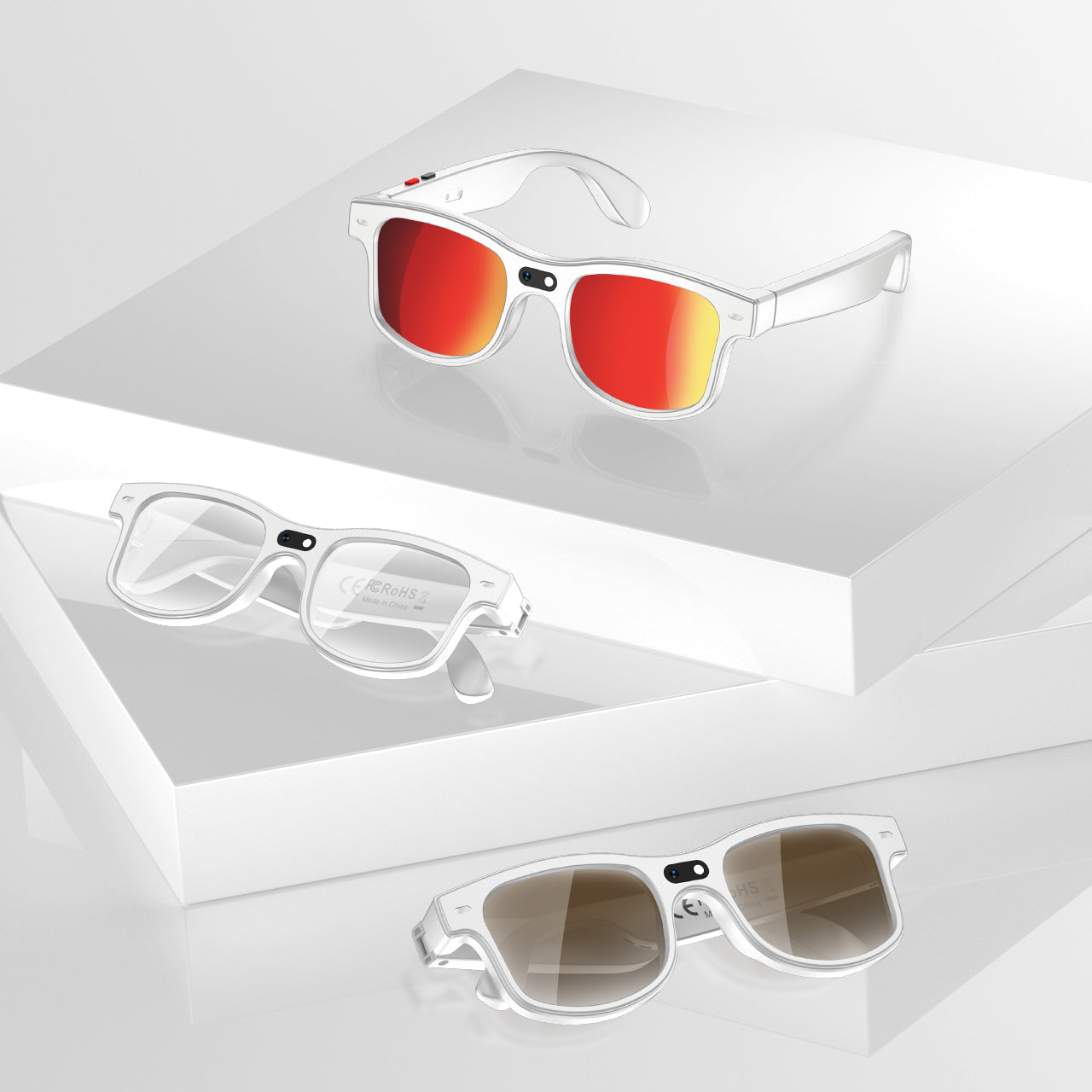 Lunettes de soleil Bluetooth pour la traduction d'appel musical G3