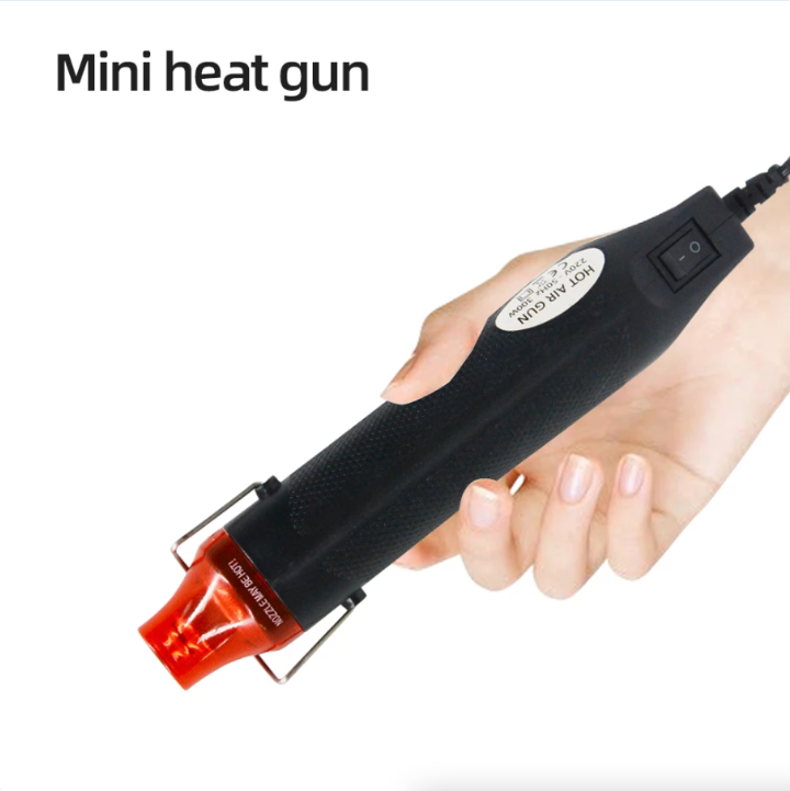 Mini pistolet à chaleur DIY Buses électriques Outil Air Gun Embossage Peinture de séchage USA