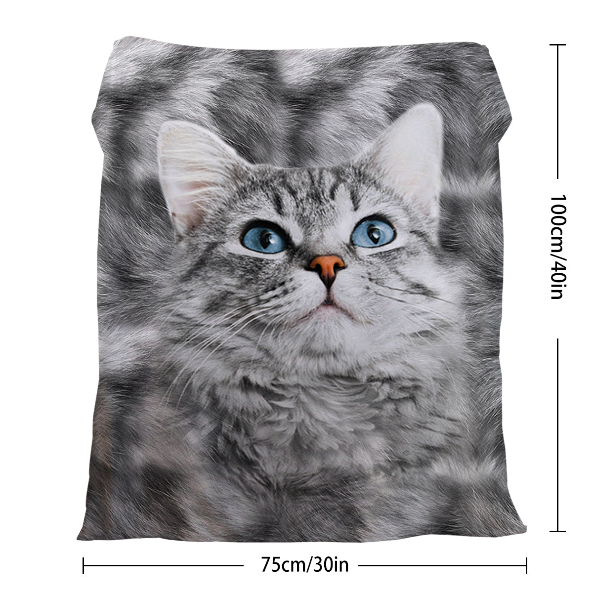 Gray Cat Blanket Gray Cat Blanket Warm Soft Pink Pet Blanket for Bed Sofa Cat Pet