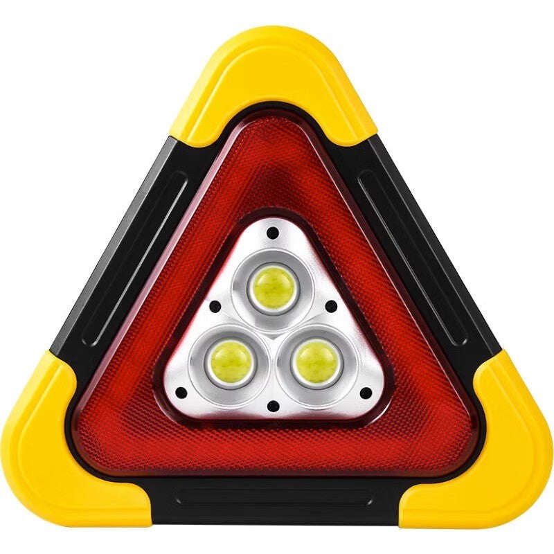 Carte d'avertissement de voiture Tripod avec lampe d'éclairage LED