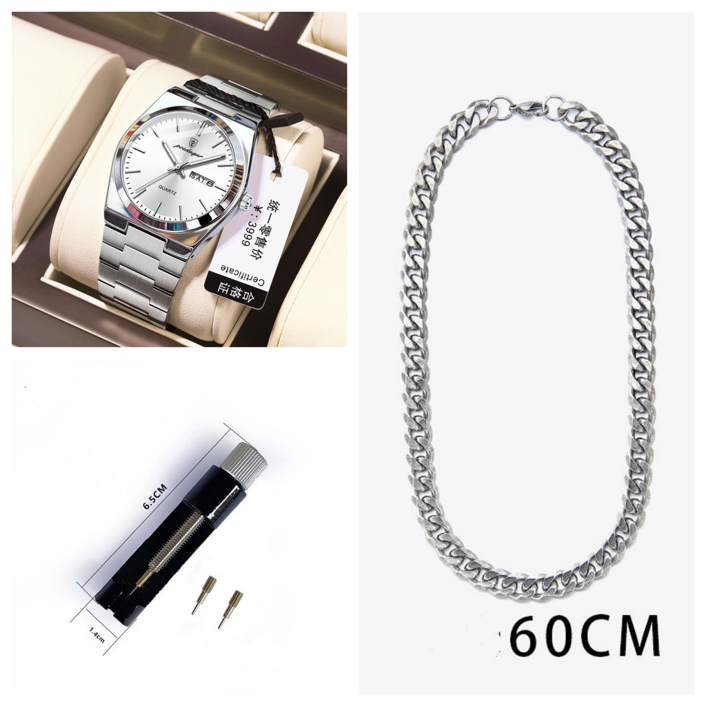 Montres Homme ultra-mince étanche Lumineux