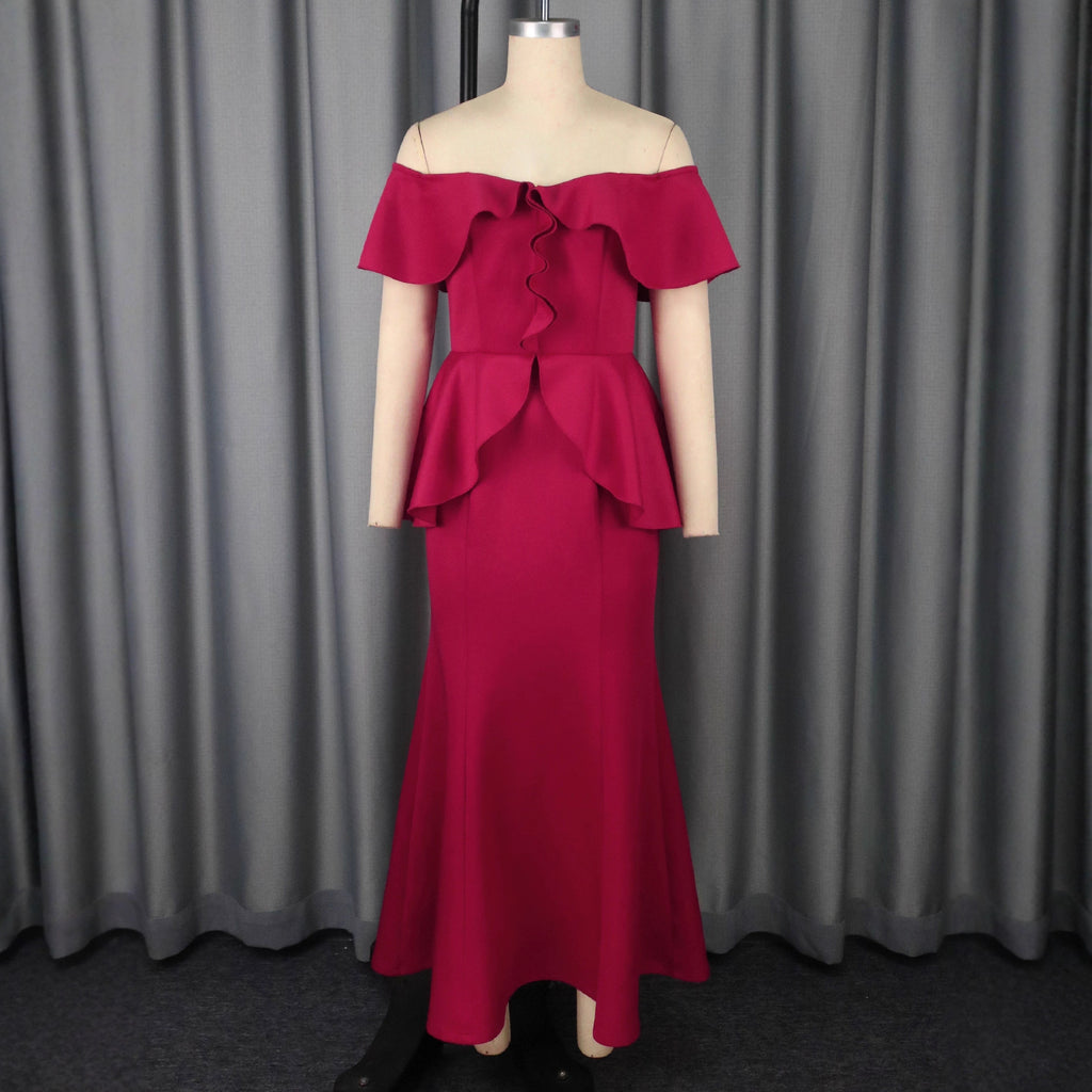 Robe en queue de poisson sans chaussure
