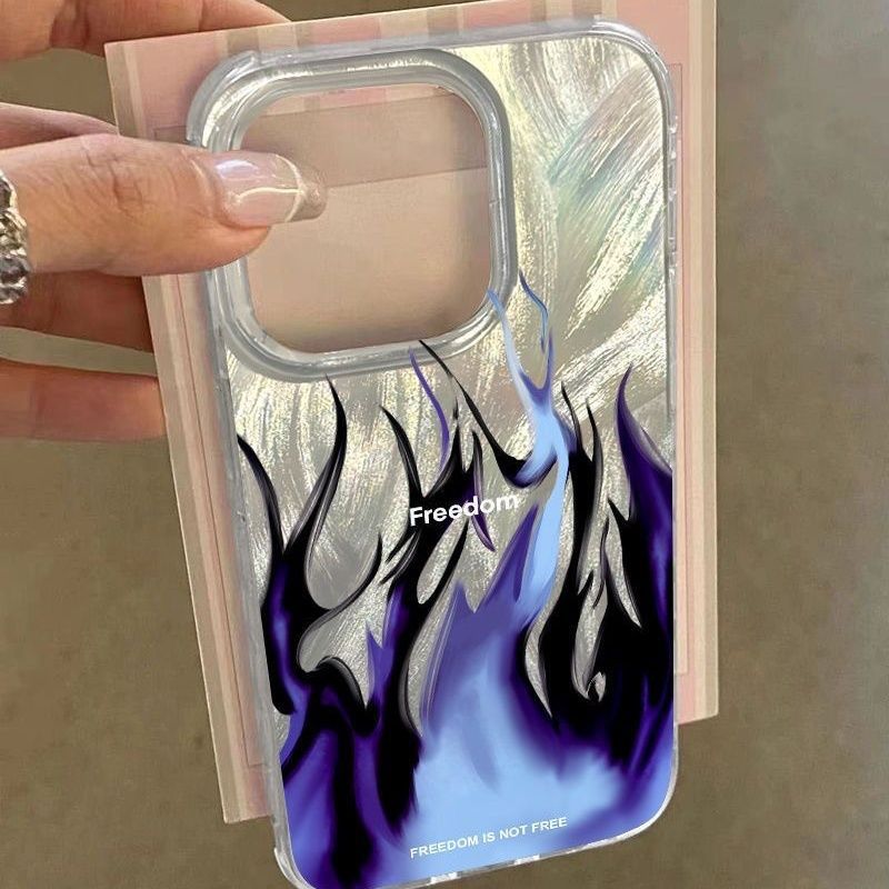 Clapet de téléphone tout compris pour fille de flamme de sept couleurs