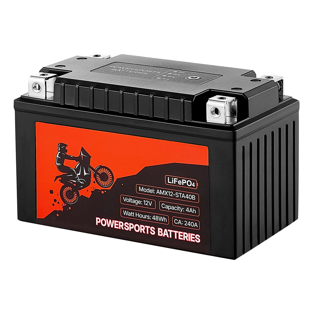 Batterie de moto 12V 4Ah YTX12-BS Batterie Powersports haute performance