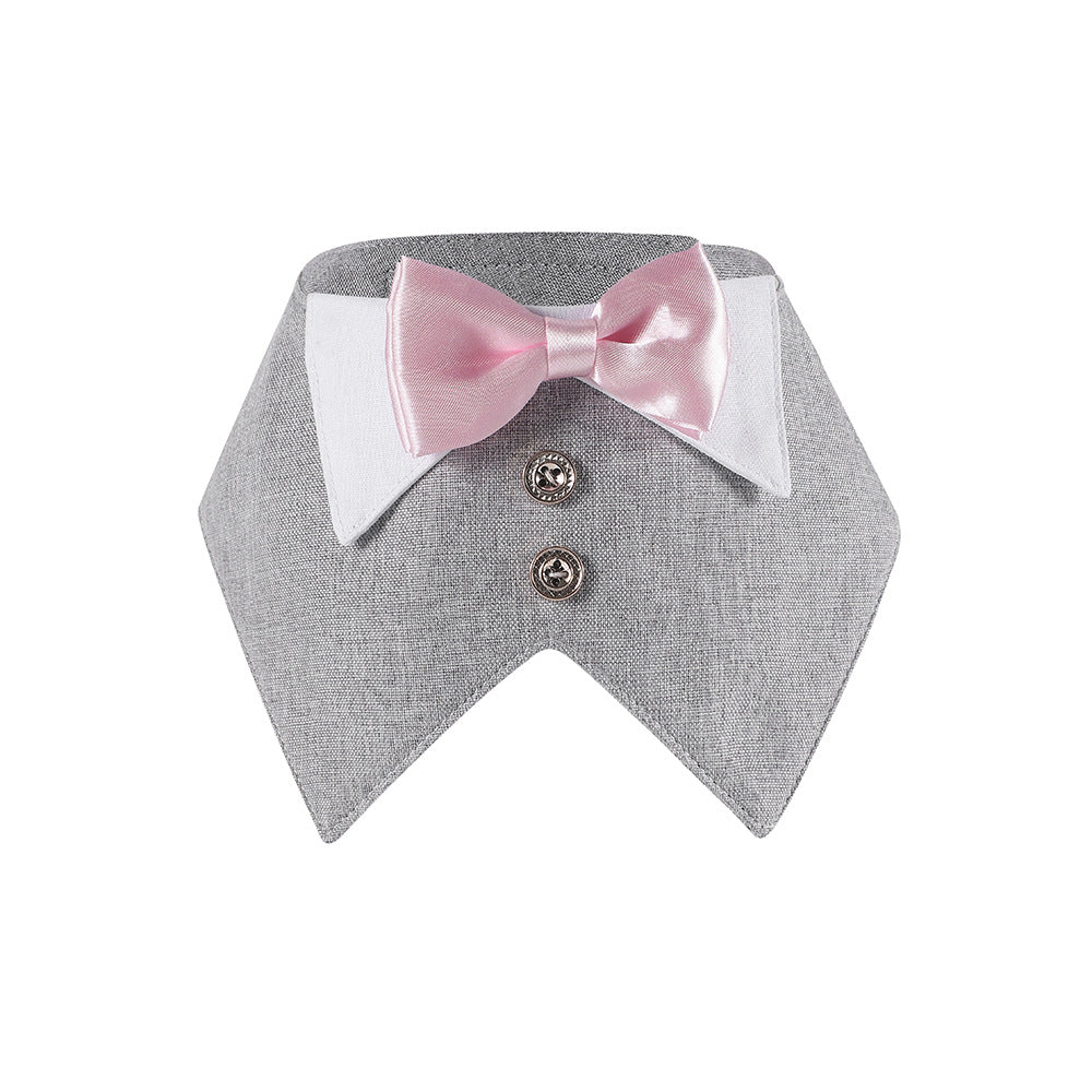 Écharpe de Triangle de Bib Velcro Pet de style britannique
