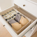 Boîte de rangement pliable en coton lavable