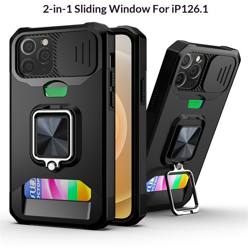Convient pour 151617 Coques de téléphone à fenêtre coulissante