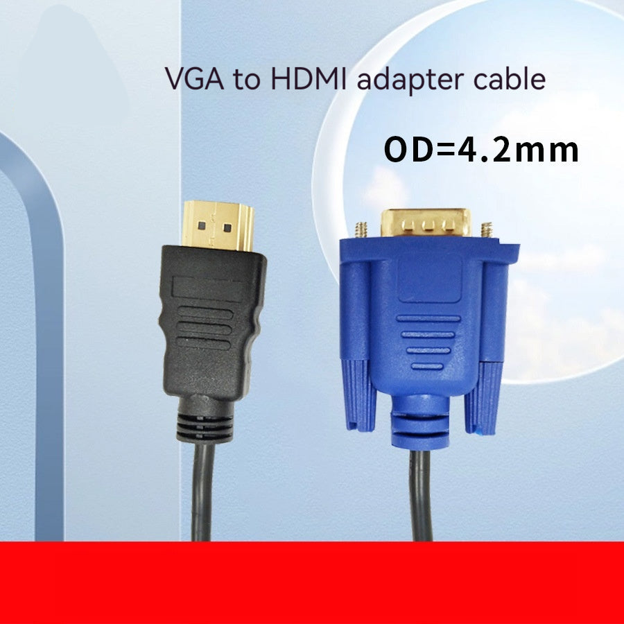 Hdmi TO VGA HD Conversion HDMI TO VGA Ordinateur portable câble de télévision sans réseau