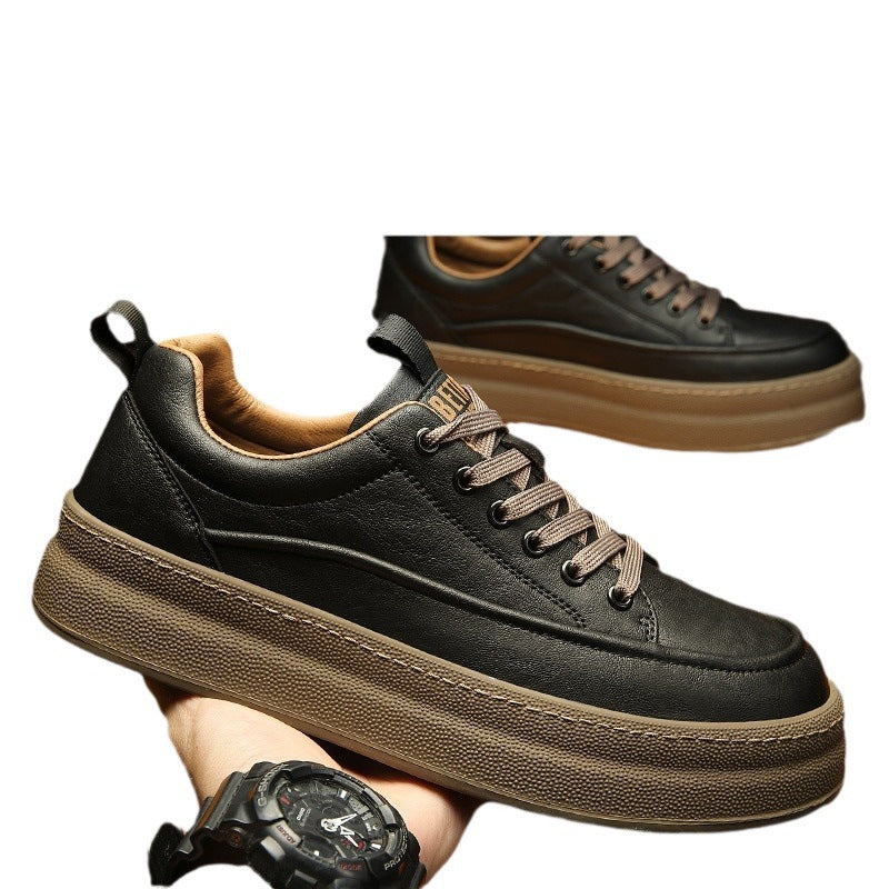 Four Seasons Platform Tide Confortable et polyvalent Chaussures de Sports Casual Hommes